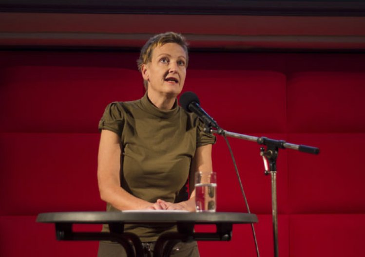 Preisverleihung If she can See it & Keynote: Sichtbar – unsichtbar von Sibylle Hamann 2018 © DrehbuchFORUM Wien/Marie Jecel