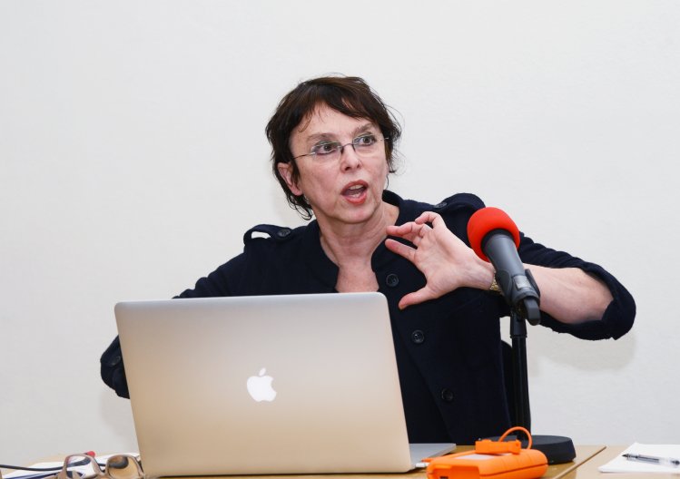 trans script Schnitt mit Karina Ressler 2017 2017 © DrehbuchFORUM Wien/Marie Jecel